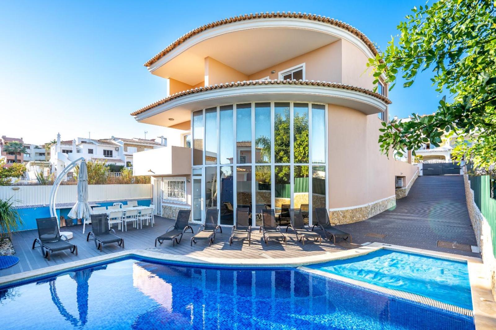 Full Private 300Sqm Villa Jacuzzi Heated Pool Ideal & Quiet Location Albufeira Zewnętrze zdjęcie
